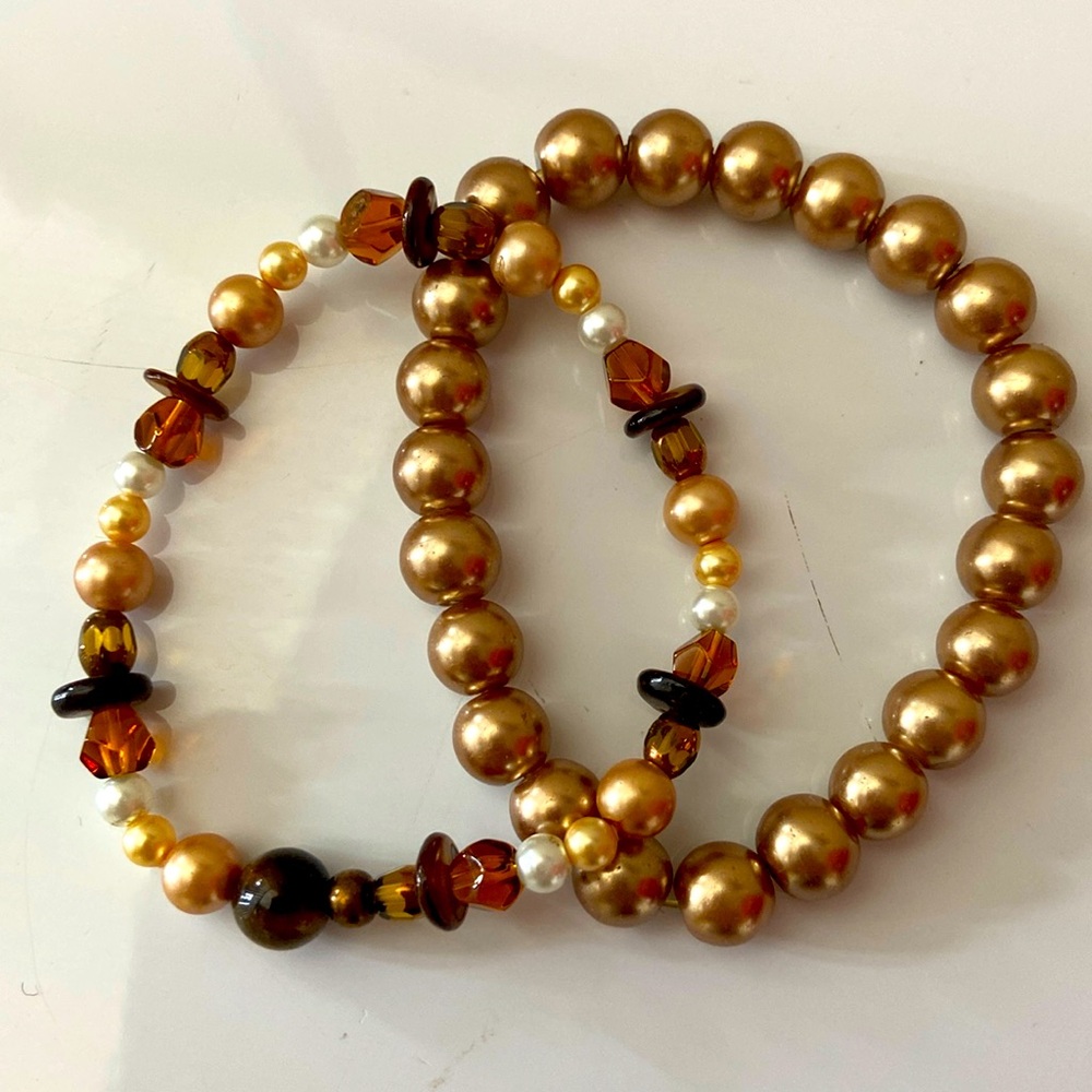 🆕 Set of two beaded bracelets